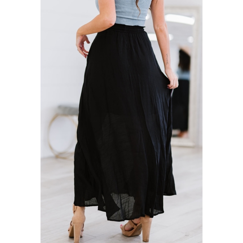 Sweet Lovely by Jen Leaps and Bounds Slit Maxi Skirt - Picture 3 of 6